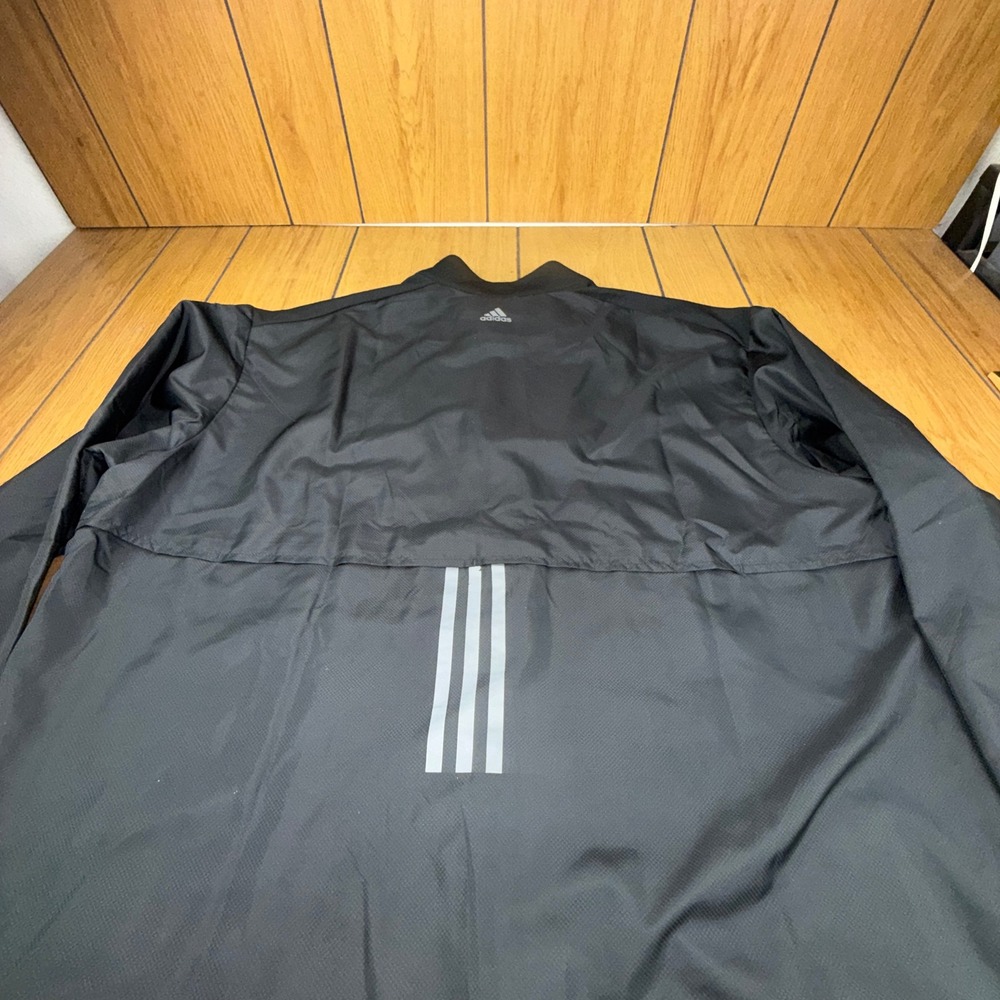 Adidas Golf Mens XL Black Stonehenge Country Club Full Zip Windbreaker Jacket - Picture 10 of 15